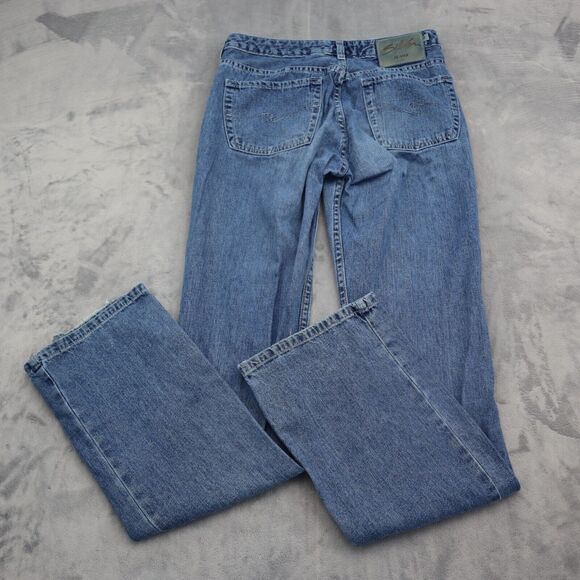 Silver Jeans Pants Womens 29 Blue Bootcut Mid Rise Button Zip Casual Denim - Picture 7 of 16